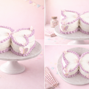 Butterfly Shaped Theme Cake