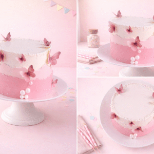 Blossoming Butterflies Layer Cake