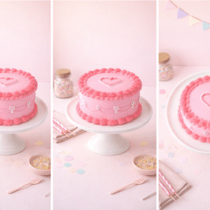 Pretty Pink Barbie Theme Cake
