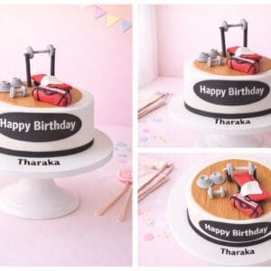 Gym Life Fondant Cake