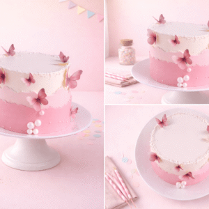 Blossoming Butterflies Layer Cake