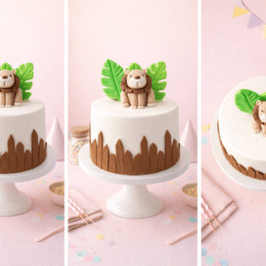 Jungle Joy Lion Cake