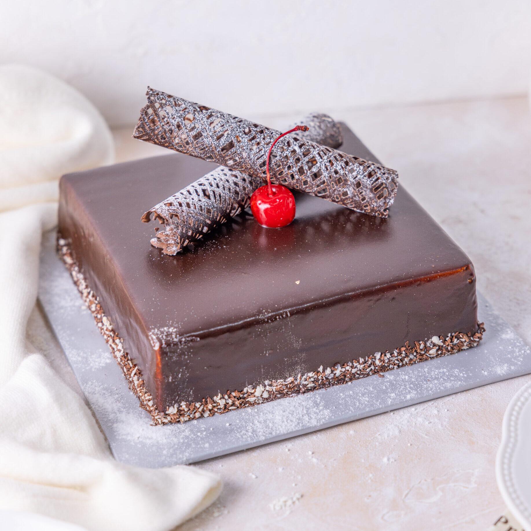 Choco Chuckles chocolate cake